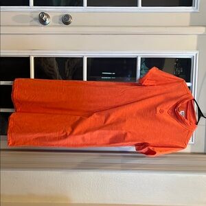 Monroe & Main Orange Polo Dress